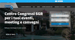 Desktop Screenshot of centrocongressisgr.it