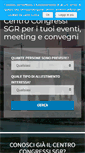 Mobile Screenshot of centrocongressisgr.it