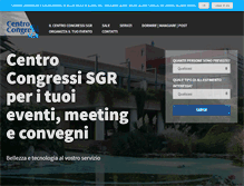 Tablet Screenshot of centrocongressisgr.it